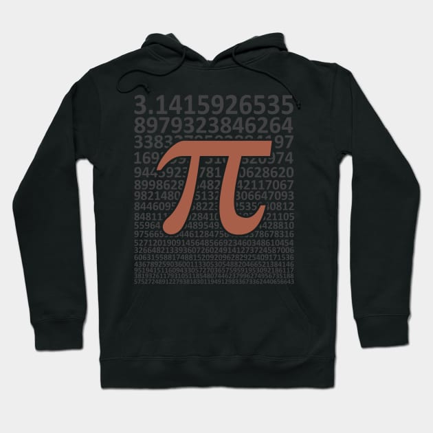 Digits of Pi, Pi Day Math Hoodie by Mas Design